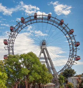Sightseeing in Wien mit Hummer Limousine: Wiener Riesenrad im Prater Sightseeing in Wien mit Hummer Limousine: Wiener Riesenrad im Prater